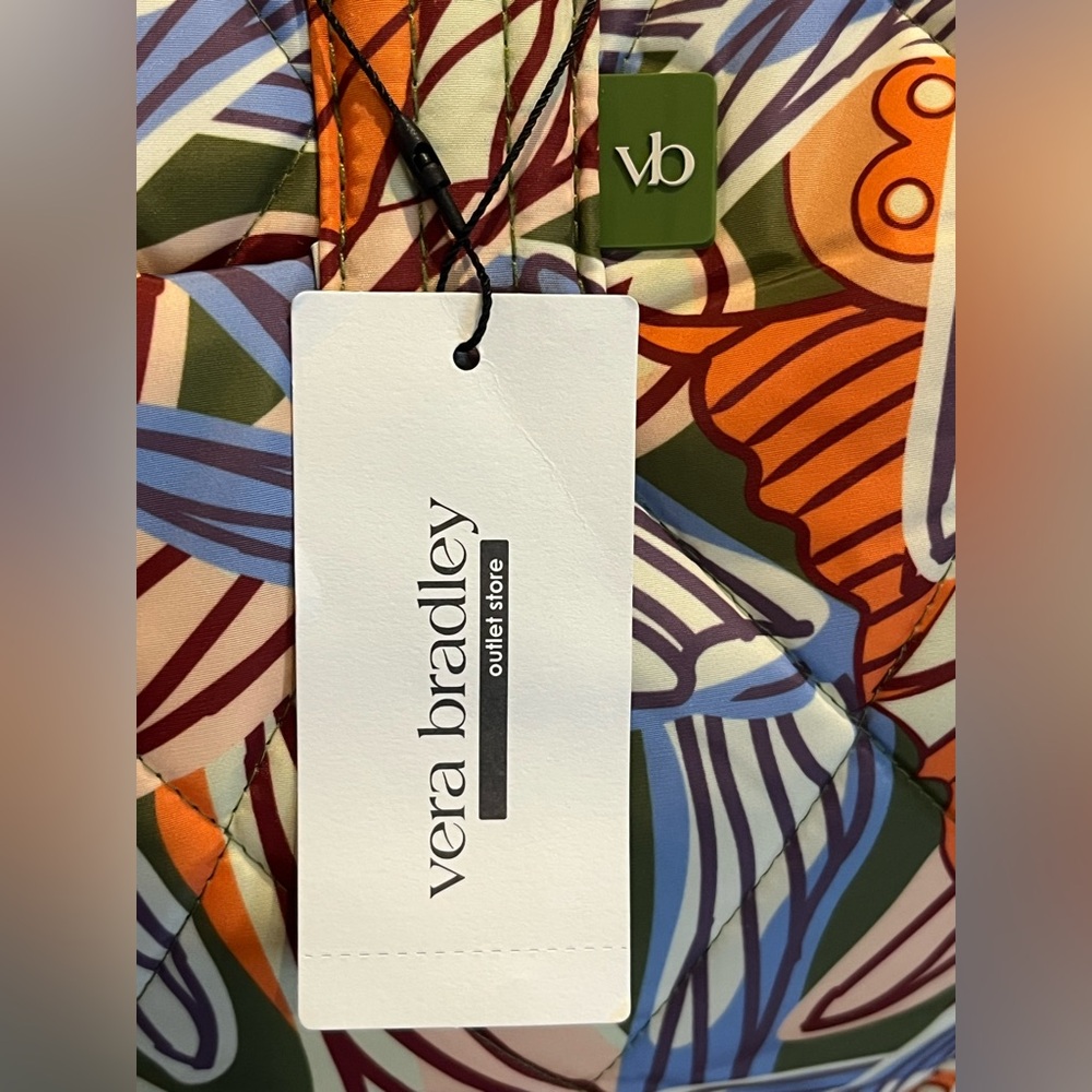 Vera Bradley Colorful Ultralight Large Travel Duffel Bag Dragonfly By NWT - Picture 6 of 7